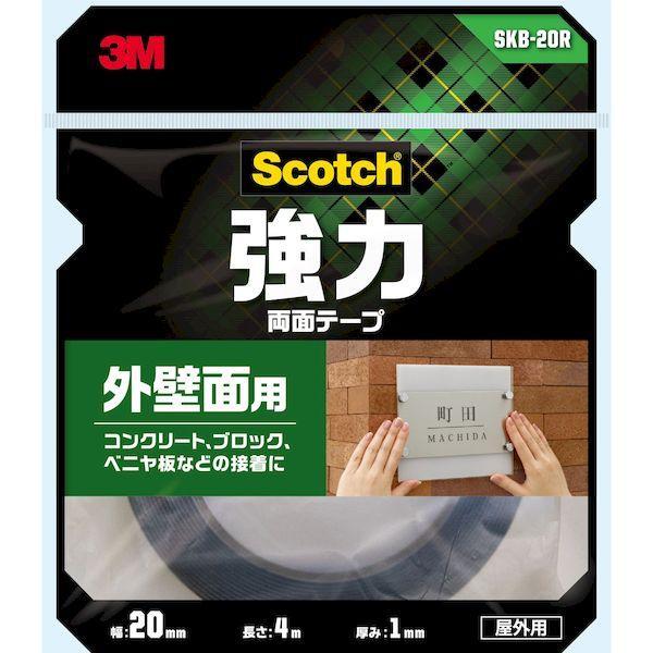 他サイト： 3M スリーエム 4550309264468 スコッチ 強力両面テープ 外壁面用 20mm×4mの商品画像