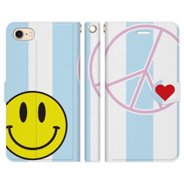 iPhone e 14 13 12 mini Pro Max SE 3 11 XR XS X 8 7 蒠^ P[X Jo[ PEACE &amp; SMILE H X}C[