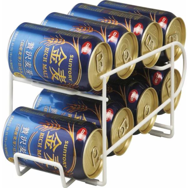 コロコロ缶配ストッカー 350ml 冷蔵庫 缶 収納 缶ホルダー ストック スペース