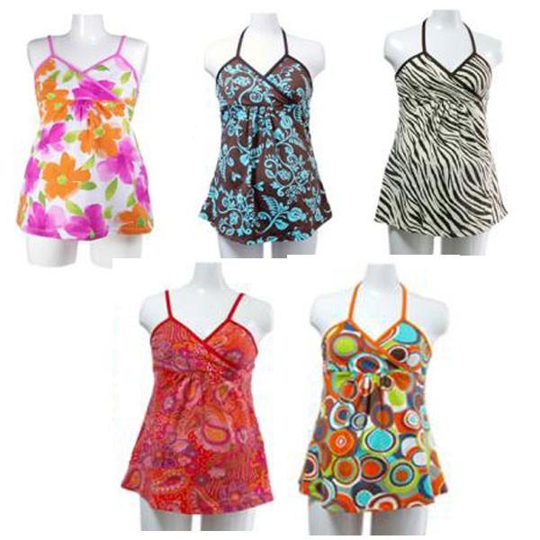 【状態】 新品未使用【ブランド名】　Little　Magui(リトル　マギー)【素材 】ポリエステル92%　リクラ8%【サイズ 】　Sサイズ(バスト75〜85cm・腹囲65〜90cm)　　　　水着の着丈はアンダーバスト（ギャザー部分）より約...