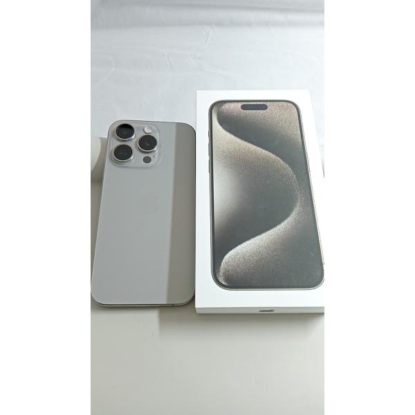 整備済！美品！ iPhone15 Pro A3101 128GB ナチュラルチタニウム 本体