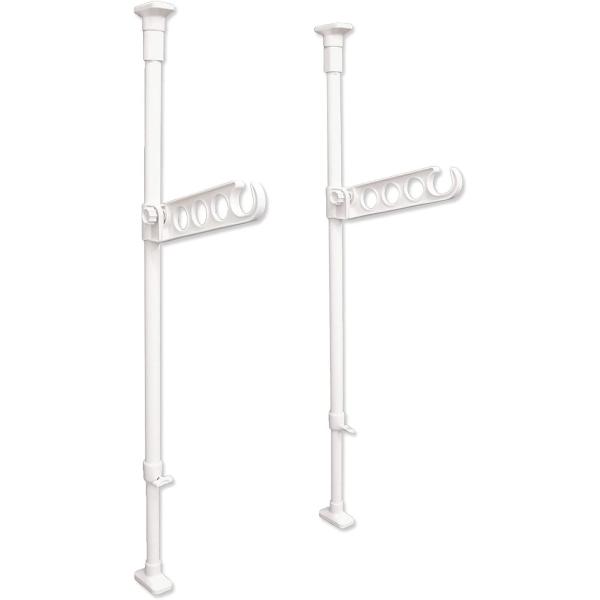 他サイト： 平安伸銅工業 TMH-41 突ぱり窓枠竿受け 突っ張り室内物干し竿受け 窓用 ホワイト 耐荷重10kg 高さ85〜128cmの商品画像