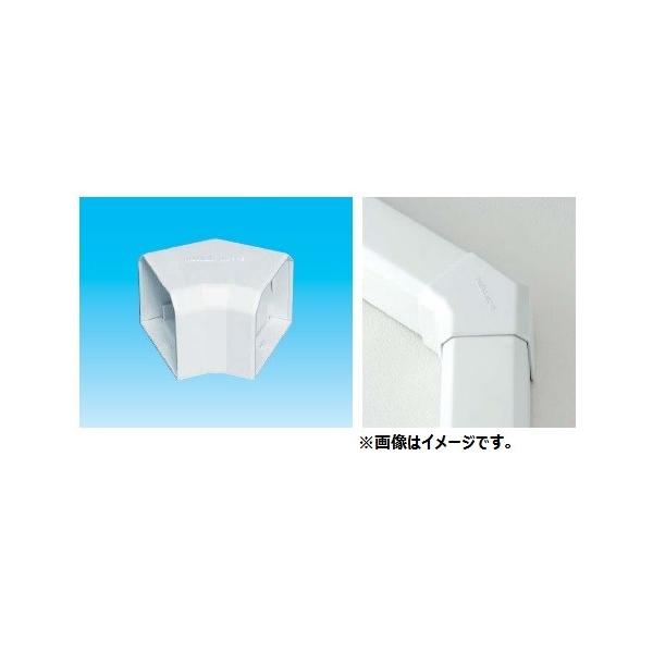 因幡電工 スリムダクトMD MKF-85 No.61265 ネオホワイト 平面コーナー