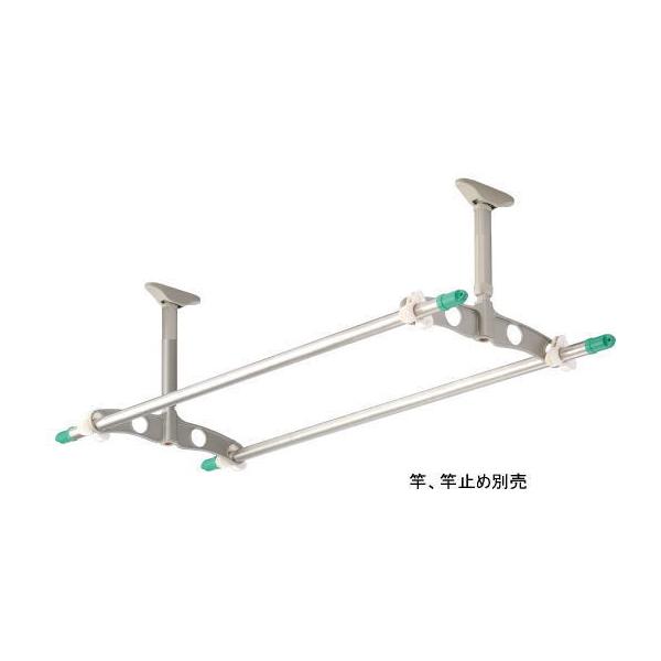 DRY・WAVE(ドライ・ウェーブ) 吊下げ型物干金物(350mm〜550mm範囲で固定) ステンカラー (2本で1組) TE3550<ST>ベランダ・カーポートなどで使える吊下げ型物干し（固定タイプ）室外の天井部に取り付けてご...