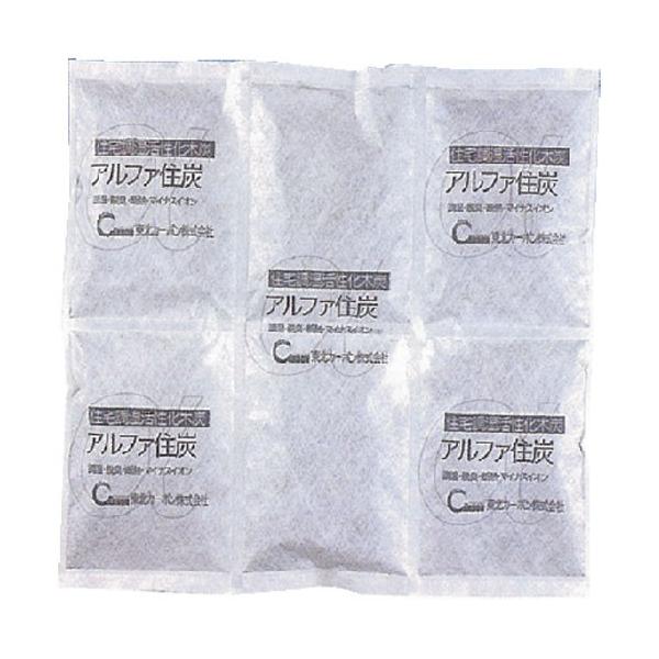 (16袋入) 東北カーボン アルファ住炭(すみずみ) 縦50×横50×高2〜3cm 床下調湿材料 ※メーカー直送品用途屋根裏用調湿剤です。1坪あたり、屋根裏状況により12〜16袋が目安です。特徴リサイクルされた木材を原料とし高温で炭化した木...