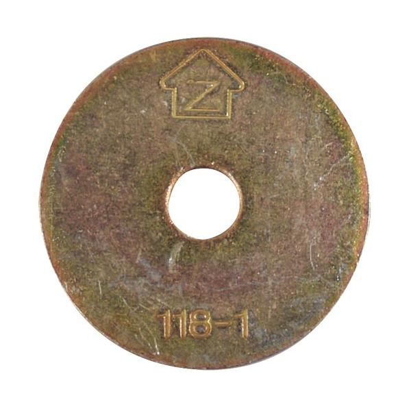 Zマーク金物(Z) Z丸座金 M12用 （W6.0×φ68×φ14）(在来工法金物/軸組