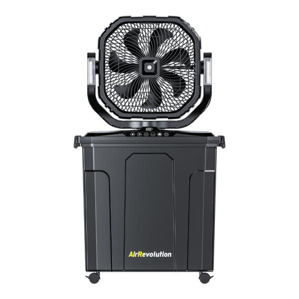 KMネクスト 大型ミストファン MIST FAN-BIG 22Lタンク コードレス充電