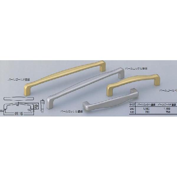 シロクマ　白熊印　HZ-67　チェルシーハンドル　引き出し、家具用取手　取っ手　120mmビスピッチハンドル、ツマミの取り付け方について基本的には板の裏側からビス止めして頂く形となります。通常付属のビスサイズは画像に記載しております。一般的...