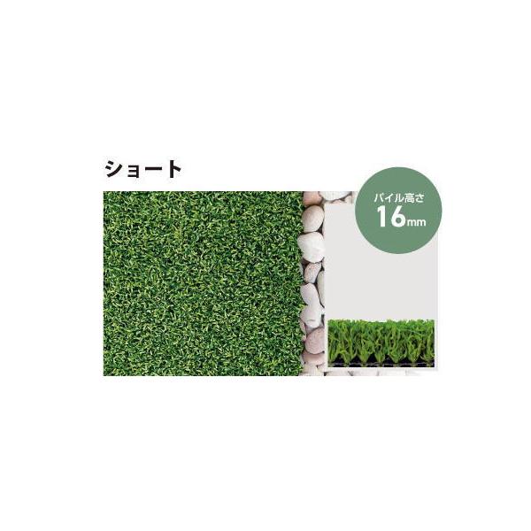 人工芝 リアリーターフ ショート 16mm RET16-2-5K 2m×5m グリーン