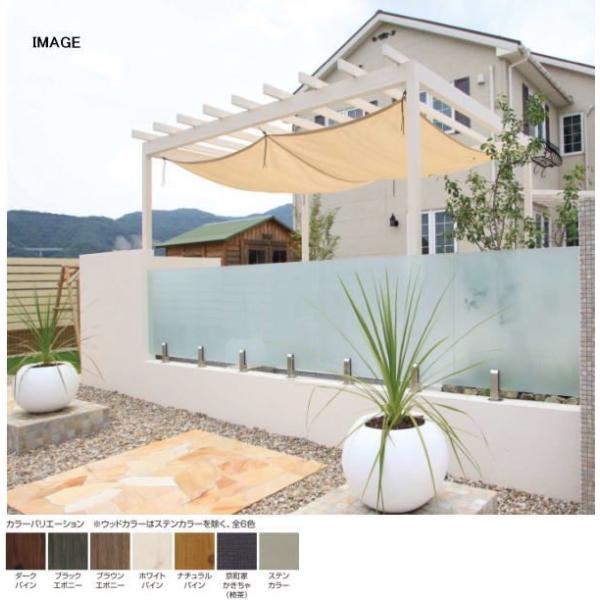 タカショー パーゴラポーチ 独立 1間4尺 ホワイトパイン ※直送／個人宅