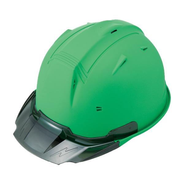 進和化学工業 ヘルメット SS-19Vプロ グリーンマット(53913)/スモーク