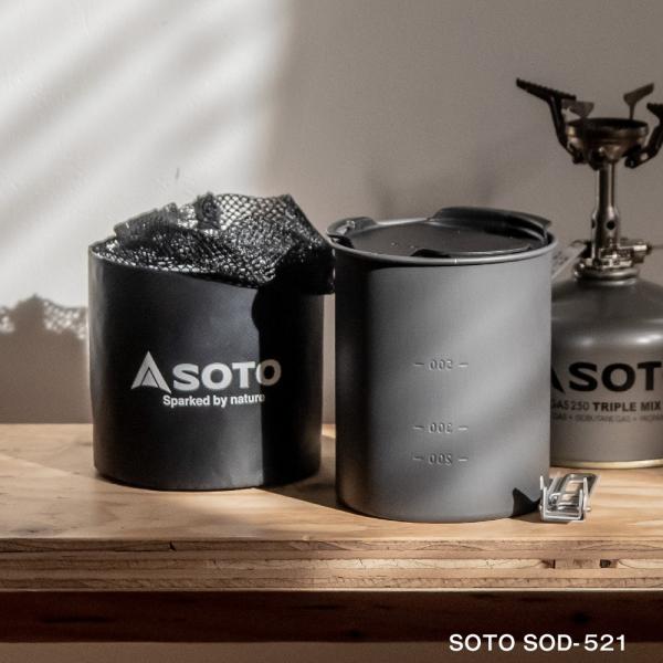 バーベキュー・調理用品 SOTO THERMOSTACK Cooker Combo SOD-521 SOTO SOD-521 Thermostack Combo Cooker Cooking Mug Outdoor