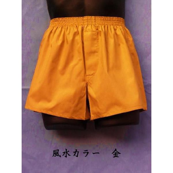 トランクス メンズ 下着 Leトランクス 日本製 送料無料 金色 (3L 4L) 綿100% 前開き