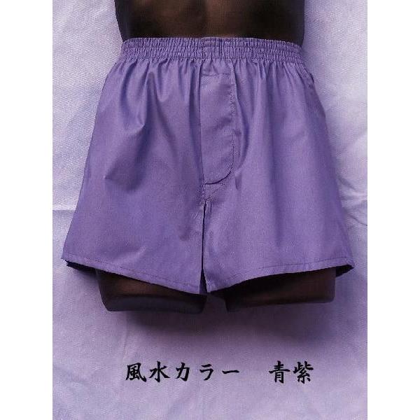 トランクス メンズ 下着 Leトランクス 日本製 送料無料 青紫色