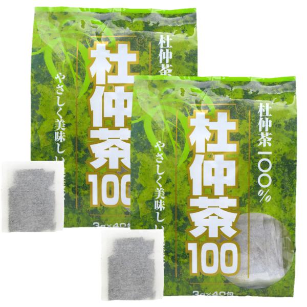 杜仲茶100 (3g×40包)×2パック トチュウチャ お茶 ノンカフェイン 健康 美容 ハーブティー 無添加 カフェインレス【杜仲茶とは？】杜仲茶は、中国の伝統医学で古くから使用されてきた杜仲（トチュウ）という植物の葉から作られます。杜仲...
