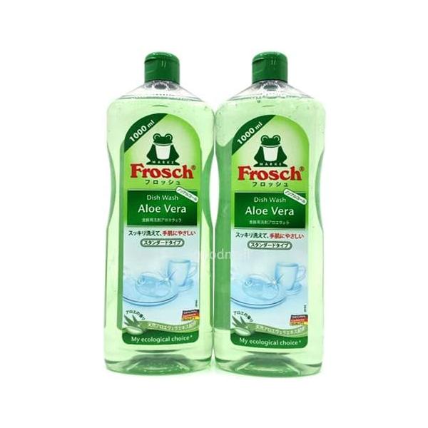 フロッシュ アロエベラ 1000ml×2個（食器用洗剤）ノンアルコールブランド:フロッシュ商品の形状:液体香り:アロエベラ商品用途・使用方法:ディッシュセット商品体積:1000 ミリリットルユニット数:2000 ミリリットル推奨使用場所:食...
