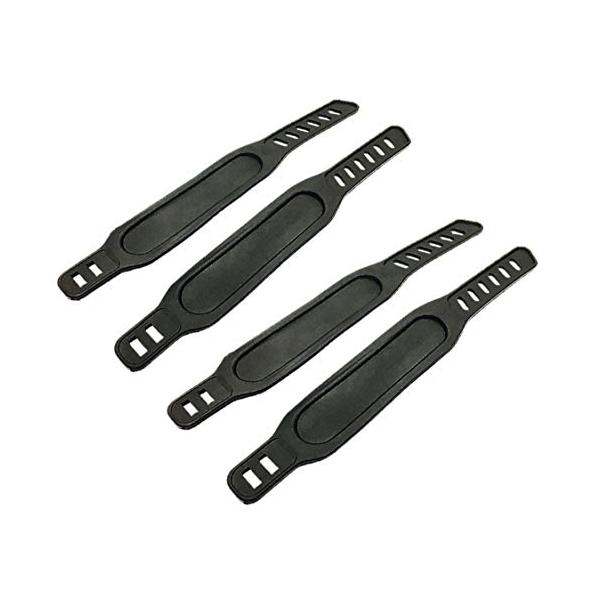 2:6タイプ/-/-・Color:2:6タイプ・エアロバイクのペダルに使用する互換性のある交換用のペダルストラップ左右のペアセット×２（予備付き）・これはお得切れても安心　左右 ペア ２セットゴム製なのでどうしても劣化して切れたり伸びたりし...