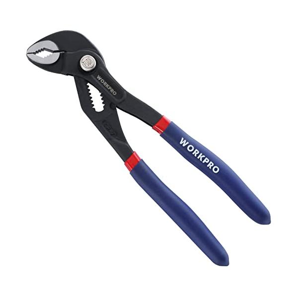 他サイト： WORKPRO ウォータポンププライヤー 12段調整構造 全長175mm クイックリリース調整タイプの商品画像