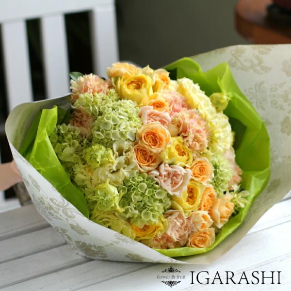 花束 ブーケ風 花 ギフト 誕生日 敬老の日 プレゼント 結婚記念日 バラ フラワー お見舞い 退職祝い 黄 黄色