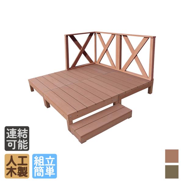 igarden（アイガーデン） 12/中旬発送 ウッドデッキ 人工木 1.0坪 8点