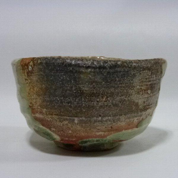 新歓嗣作伊賀焼茶碗共箱共布茶道具