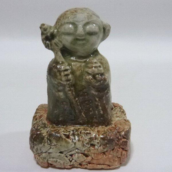 　置き物　陶器　『崇拝』 京仏壇はやし 神棚・神具 稲荷きつね 陶器製 尺5寸 1対（2個）入り