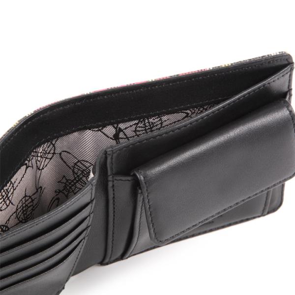 ヴィヴィアンウエストウッド 財布 メンズ レディース Vivienne Westwood 二つ折り財布 Exhibition チェック ヴィヴィアン 定価の67 ｏｆｆ