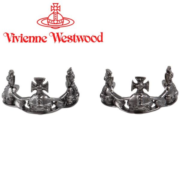 ヴィヴィアンウエストウッド ピアス メンズ 在庫一掃 レディース Vivienne ドリスイヤーカフピアス Westwood ガンメタル