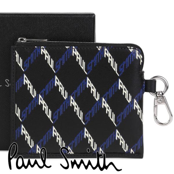 ポールスミス PaulSmith フラグメントケース ケース コンパクト ウォレット ミニ財布 メンズ ブラック M1A-6377-ELOGO PR 【誕生日 お祝い プレゼント 贈り物 ギフト】【dgpcp】 iget_5059405870393