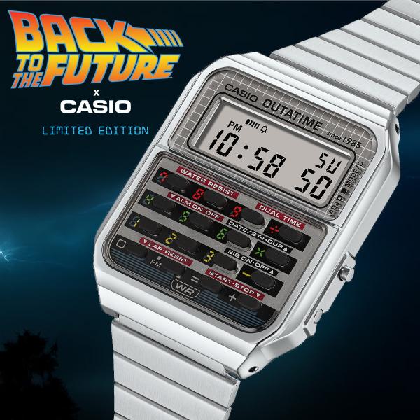 CASIO CLASSIC Back to the Future CA-500WEBF-1AJR カシオ クラシック バック・トゥ・ザ・フューチャー コラボ 電卓搭載 カリキュレーターモデル 腕時計