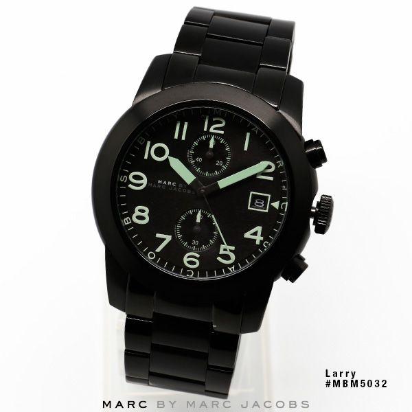 マーク ジェイコブス 時計 Marc Jacobs 腕時計 Mbm5032 Larry ラリー メンズ クロノグラフ オールブラック ブラック文字盤 Mbm5032 時計 ブランド専門店 アイゲット 通販 Yahoo ショッピング