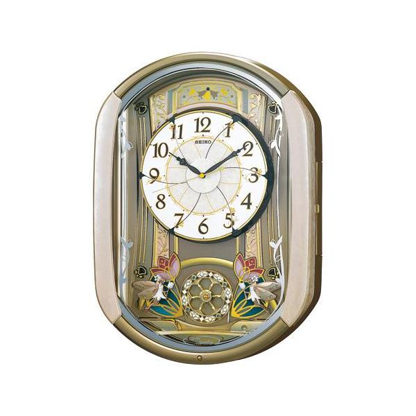 SEIKO（セイコー） 電波 掛 時計 からくり RE567G メロディ クロック