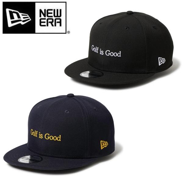 ANEW GOLFアニューゴルフ New Era 9FIFTY ブラックキャップ ANEW GOLF アニューゴルフ ×NEW ERA フラットキャップ ブラック系 FREE