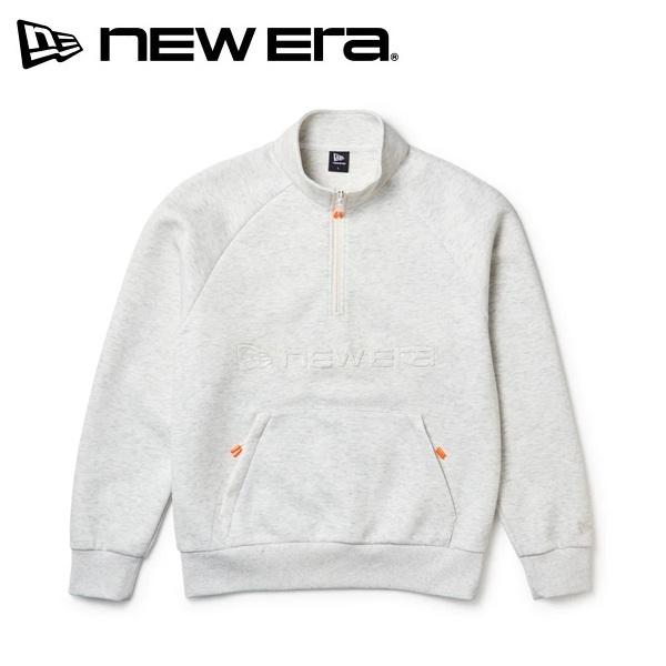 ニューエラ ゴルフ テック スウェット ハーフジップ プルオーバー Emboss Logo オートミール New Era Golf (15129438) 2026年秋冬モデル