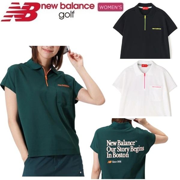 ニューバランス ゴルフ レディース シャツ ハーフジップ ビッグ ポロシャツ New Balance Golf 012-6160502 2026年春夏モデル