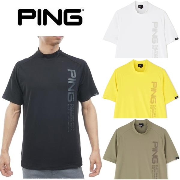 ピン ゴルフ メンズ テラカノコ半袖ハイネックシャツ PING 621-6167601 2026年春夏モデル