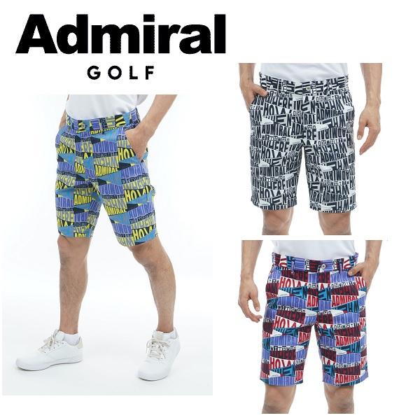 アドミラル ゴルフ メンズ  コンパスモチーフ ストレッチショートパンツ ADMIRAL ADMA322 Admiral Golf（アドミラルゴルフ） アドミラル ゴルフ メンズ コンパス
