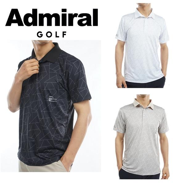 Admiral Golf アドミラル ゴルフ メンズ ジオメトリックプリント