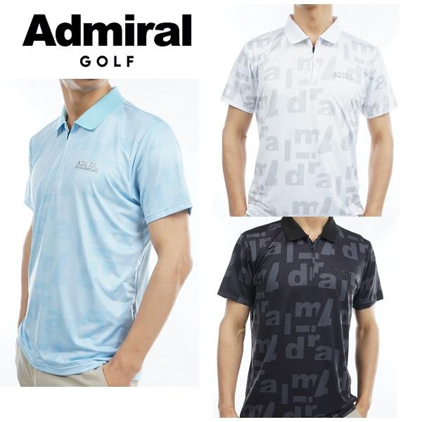 Admiral Golf アドミラル ゴルフ メンズ トーナルロゴ ハーフ
