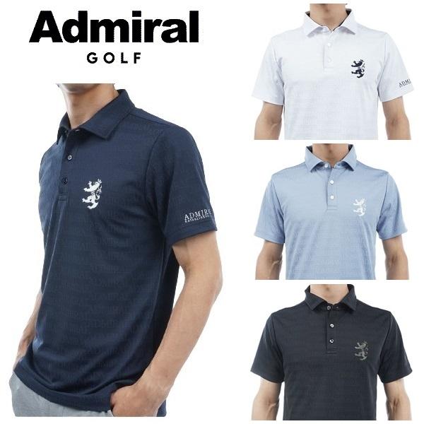 Admiral Golf アドミラル ゴルフ メンズ ロゴジャガード シャツ
