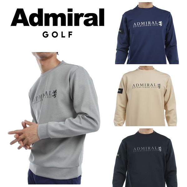 アドミラル ゴルフ メンズ ダンボール ランパントロゴスウェット ADMIRAL GOLF ADMA470 秋冬モデル