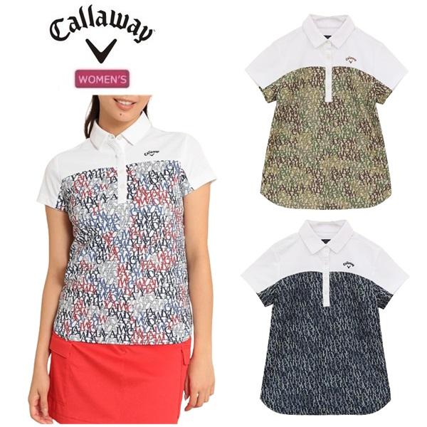 Callaway（キャロウェイ） ゴルフ レディース シャツ ロゴプリント