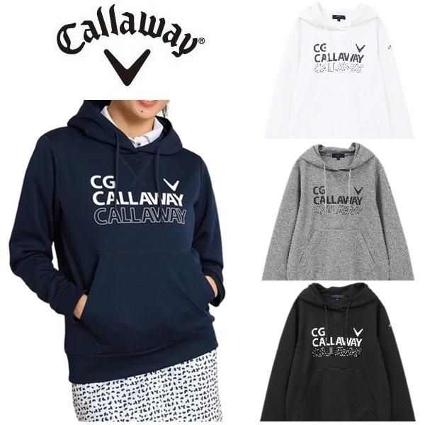 キャロウェイ ゴルフ レディース プルオーバー ダンボールスウェットパーカー Callaway Golf C24117203 春夏モデル