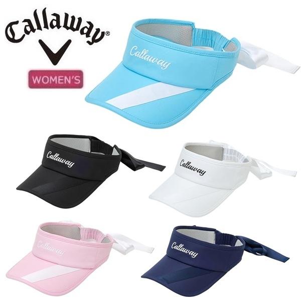キャロウェイ ゴルフ バイザー リボン付 バイザー レディース  Callaway Golf C24191213