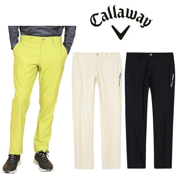 キャロウェイ メンズ ゴルフウェア ロングパンツ 8WAY ストレッチ 裏起毛ニット ツイル パンツ Callaway Golf  C24226109