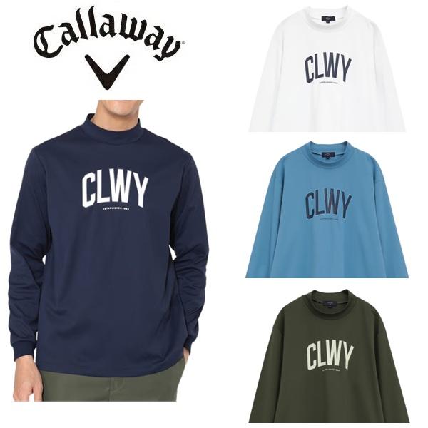 キャロウェイ ゴルフ メンズ シャツ スムース長袖モックネックシャツ (MENS) Callaway Golf  C25233105