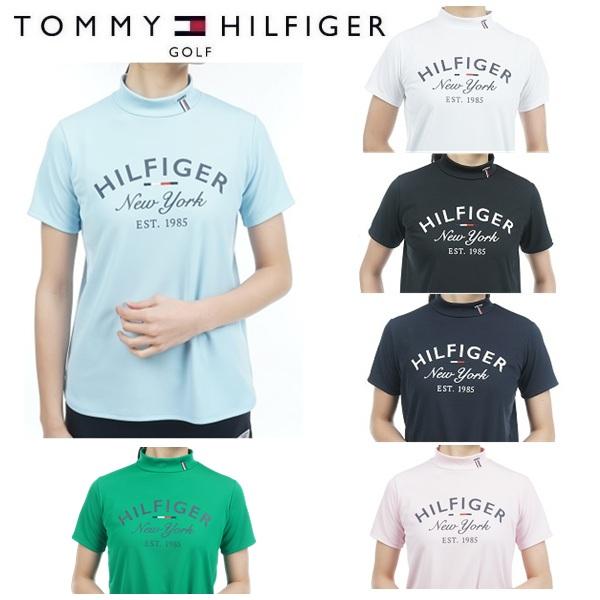 トミーヒルフィガー ゴルフ レディース アーチロゴ モックネックシャツ TOMMY HILFIGER THLA312