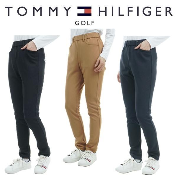 トミーヒルフィガー ゴルフ レディース ダンボール スリムパンツ TOMMY HILFIGER GOLF THLA463 秋冬モデル