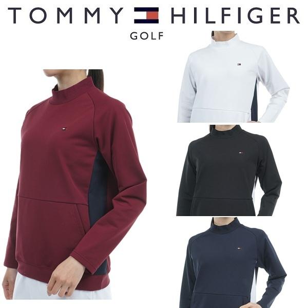 トミーヒルフィガー ゴルフ レディース ストレッチウォーム LSモックネックシャツ TOMMY HILFIGER GOLF THLA472 秋冬モデル