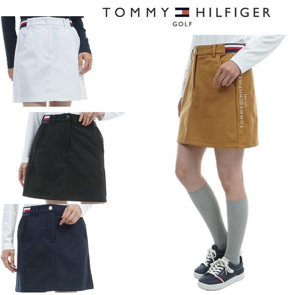 トミーヒルフィガー ゴルフ レディース ウインドプルーフ ウオームスカート TOMMY HILFIGER THLA475 秋冬モデル